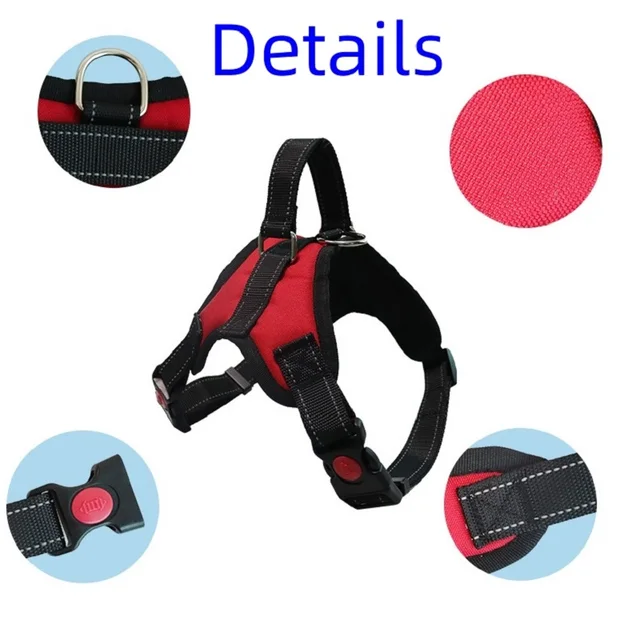 No-pull Dog Harness Small Large Harness Vest for Dogs Pet Shop Golden Retriever Dog Leash Lead Harness Chihuahua Pet Accessories 5