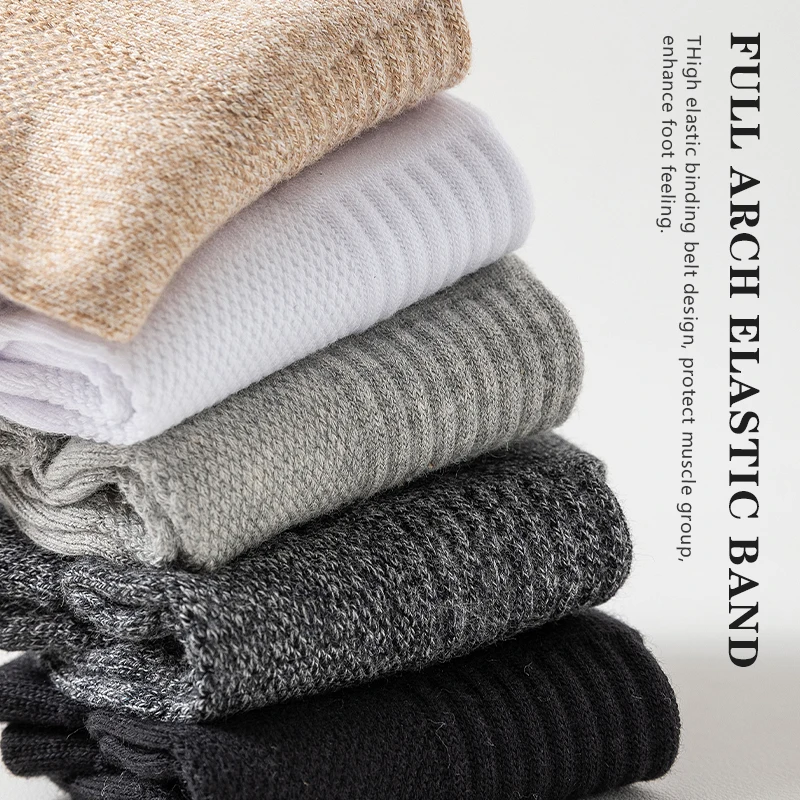 4/5 Pairs/Lot Men Sport Running Socks Mesh Breathable Low Cut Cycling Socks Breathable Causal Socks For Men