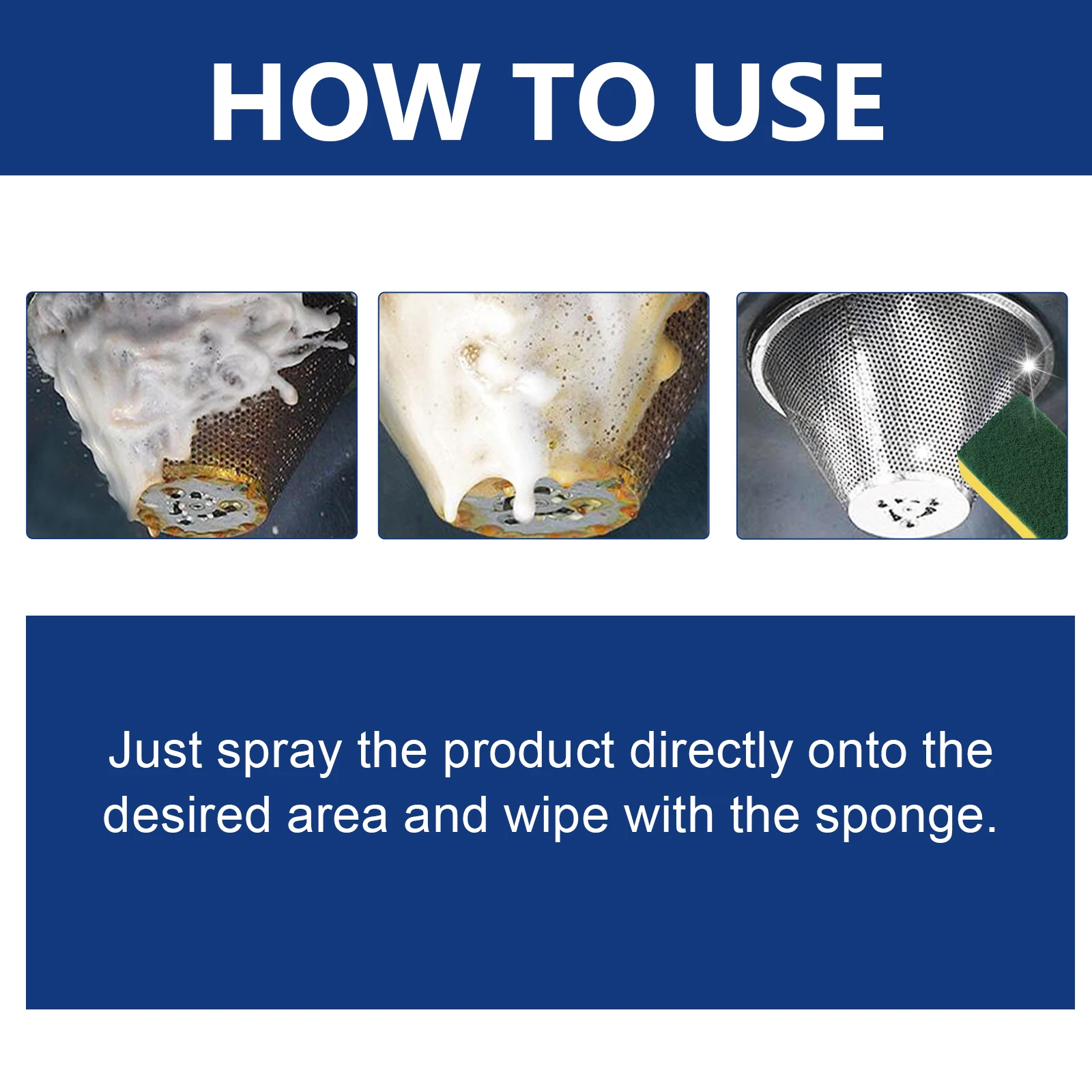 Kitchen Oil Foam Cleaner Multi-functional Detergent Cleaning Spray Is Suitable for The Wall of The Exhaust Pipe of Range Hoo