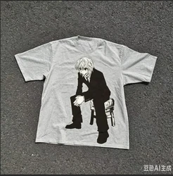 Hunter X Hunter Kurapika Art Oversized Cotton Tee - S (3)