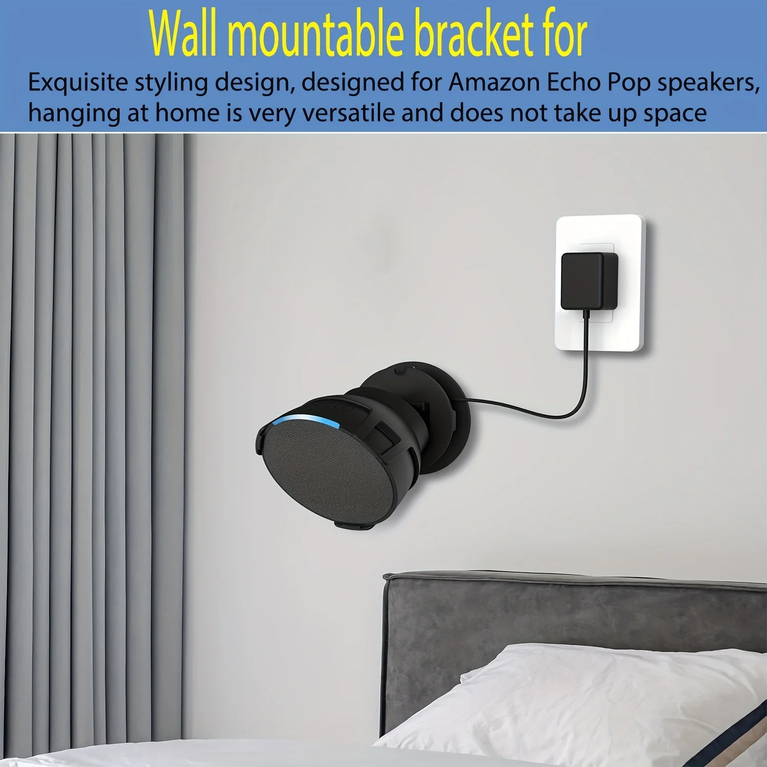 Adjustable Angle Smart Audio Stand with Wall-Mount Storage Rack
