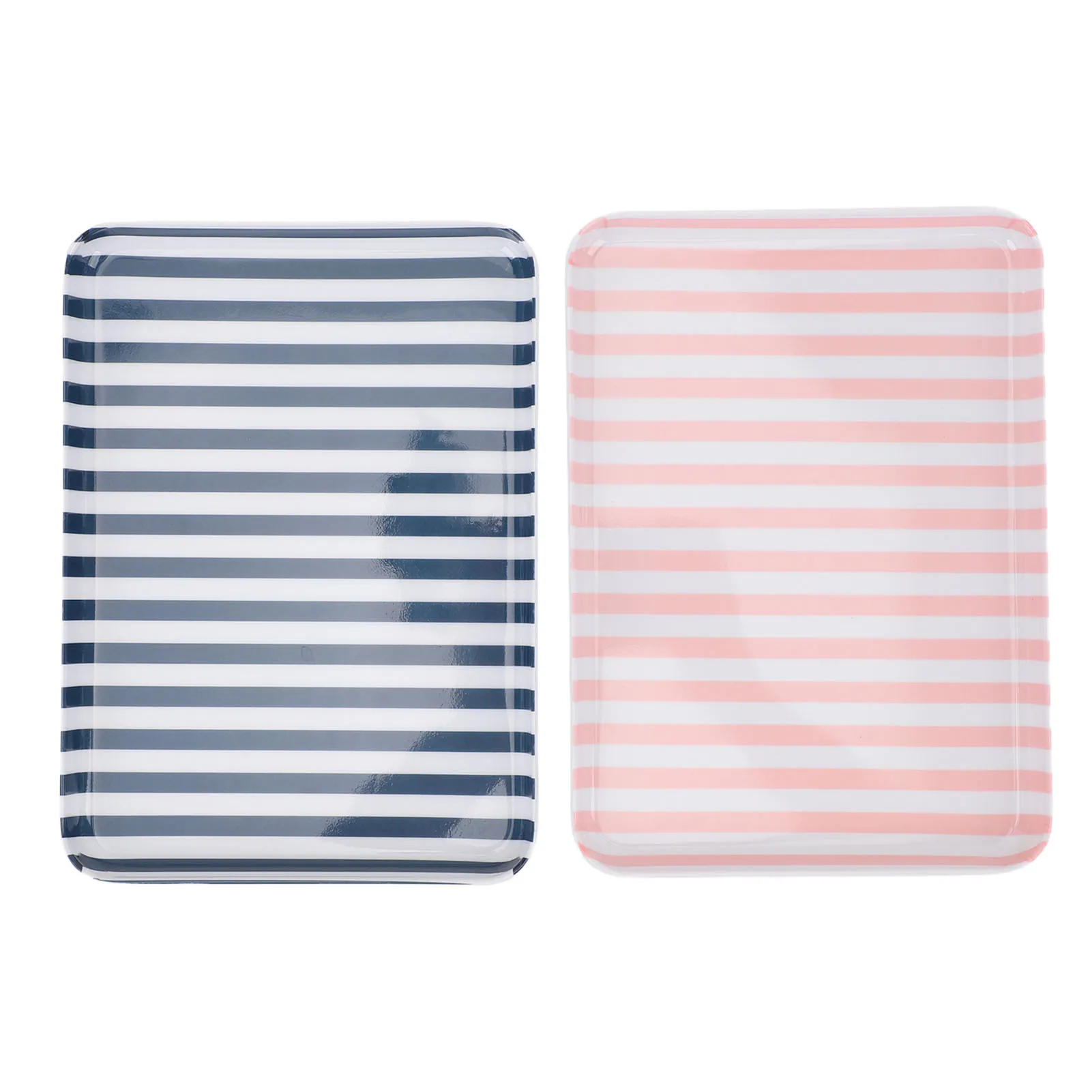 2pcs Food Serving Tray Plastic Couple Food Tray Platter for Home Dessert Salad Fruits Breakfast Entertaining