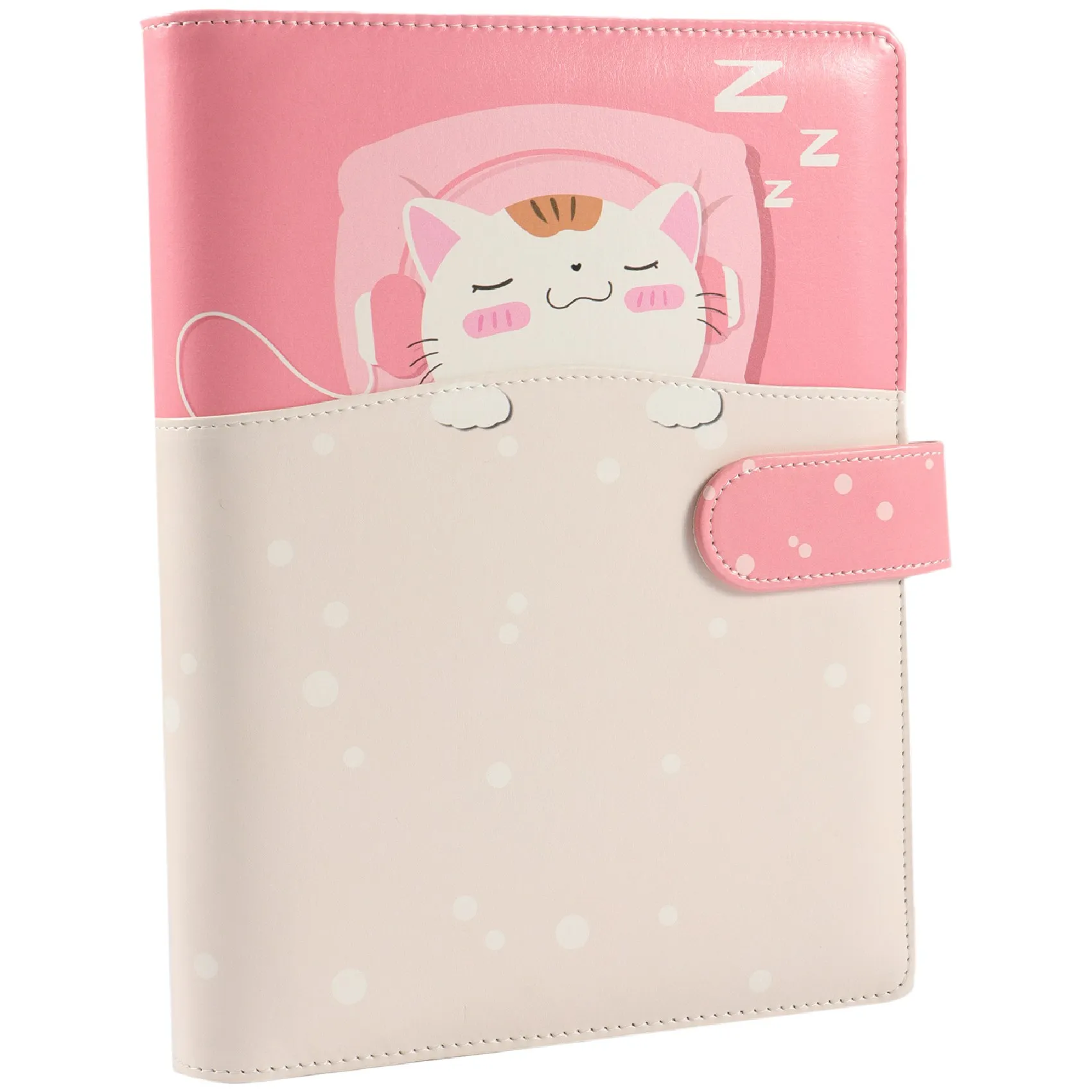 

Милый кожаный блокнот с мультяшными кошками, спиральный блокнот для офиса, школы, органайзер-планировщик с мультяшными героями, канцелярские принадлежности A5, A