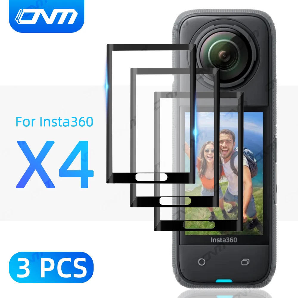 Screen Protector for Insta360 X4 Accessories Anti-scratch Film for Insta 360 X4 Full Coverage Protective Film (Not Glass) 3PCS screen protector