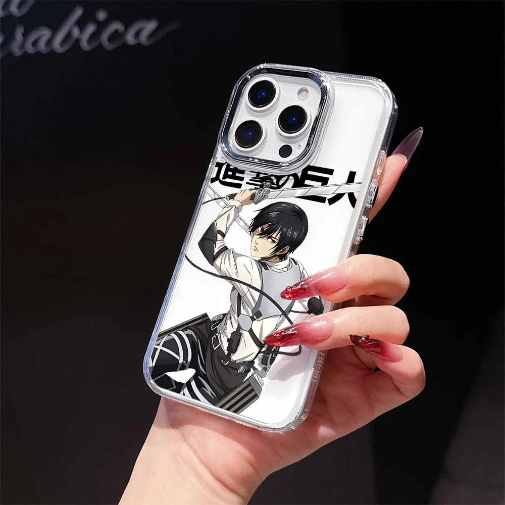 Anime Attack on Titan Transparent Soft Phone Case