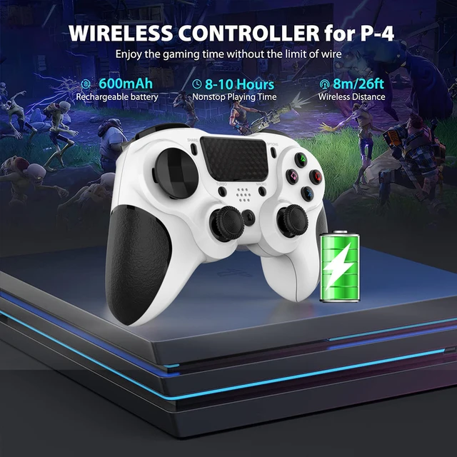 For Ps4 Controller Wireless Gamepad With Touch Panel/audio Function/6-axies  Sensor/dual Shock Game Joystick For Ps4 Game Console - Gamepads - AliExpress