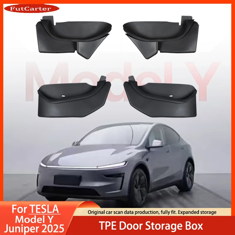 Premium Door Side Storage Box - Front & Rear Interior Organizer Accessories