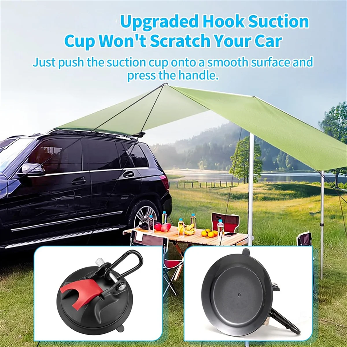 4PCS Heavy-Duty Suction Cup Hooks 6