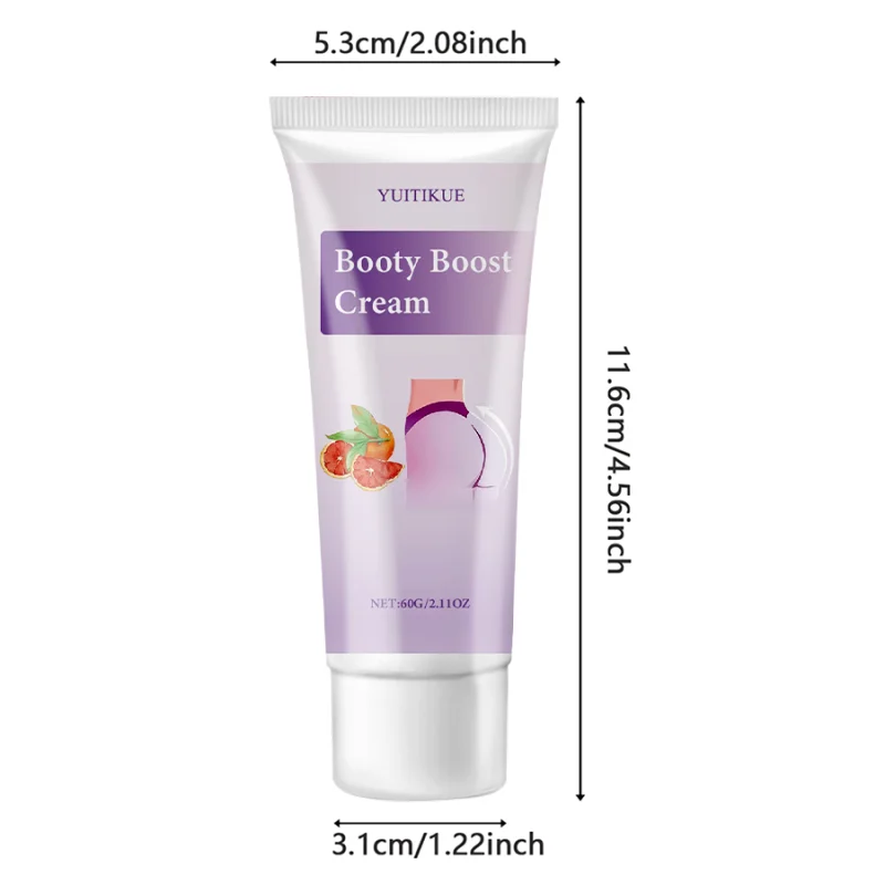 60gg Body Buttock Cream - Natural Butt Lift Technique, firms and enhances your curves, deeply moisturizes and moisturizes the sk