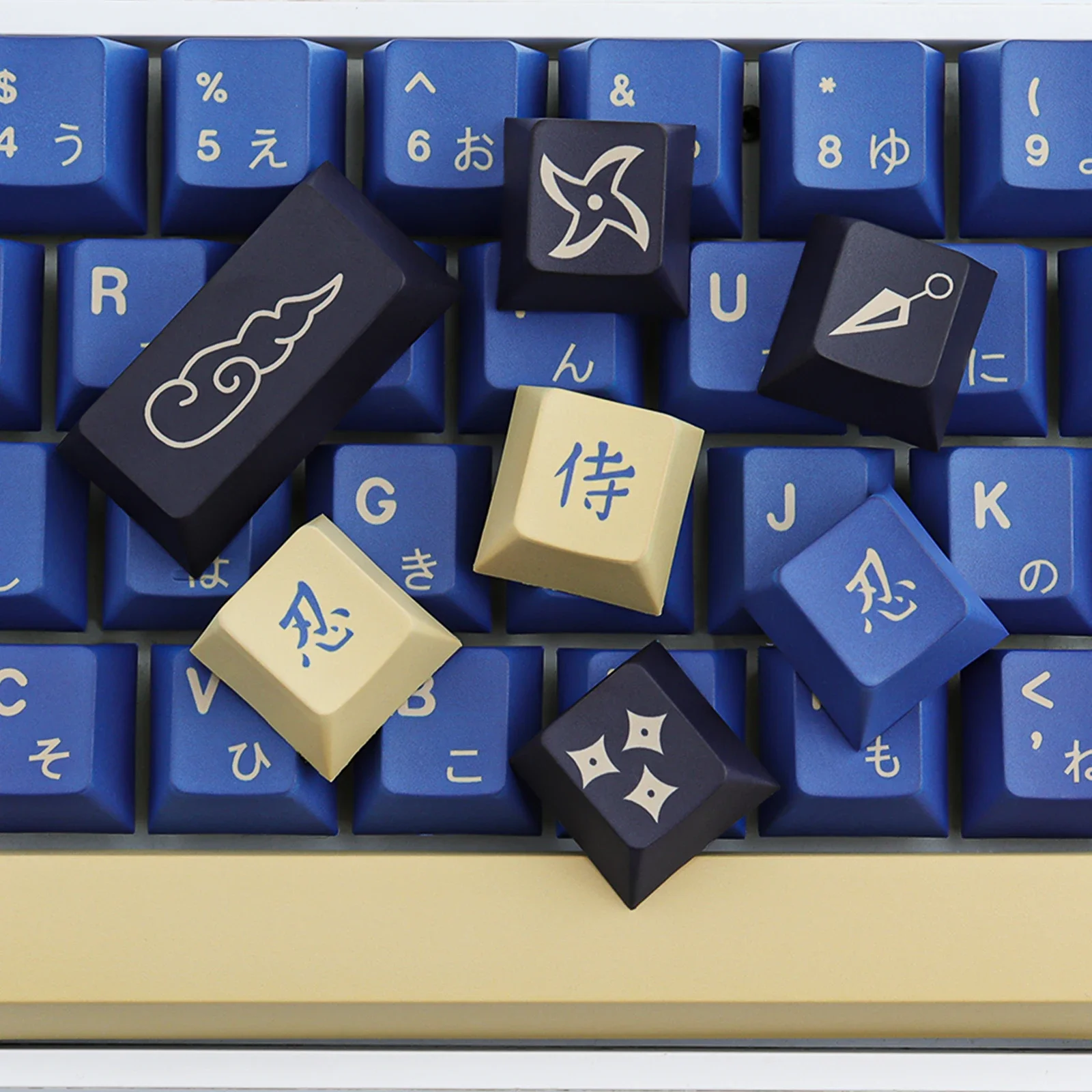 GMK Blue Samurai Keycaps129 keys PBT Keycap Cherry Profile