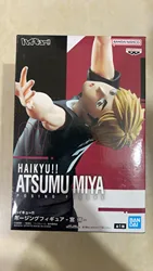 In Stock BANPRESTO Haikyuu!! Posing Figure - Miya Atsumu and Osamu - 15 cm Original Anime Collectible Toy Gift (Miya atsumu)