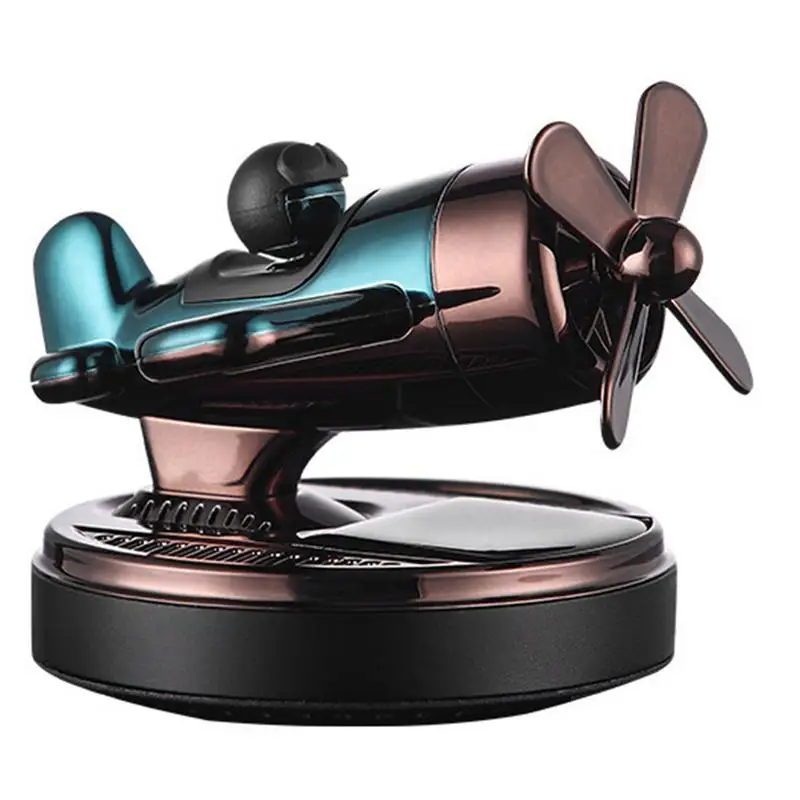 

Car Air Fresheners Solar Energy Rotating Helicopter Design Aromatherapy Diffuser Helicopter Shape Decoration Gifts For Men Women