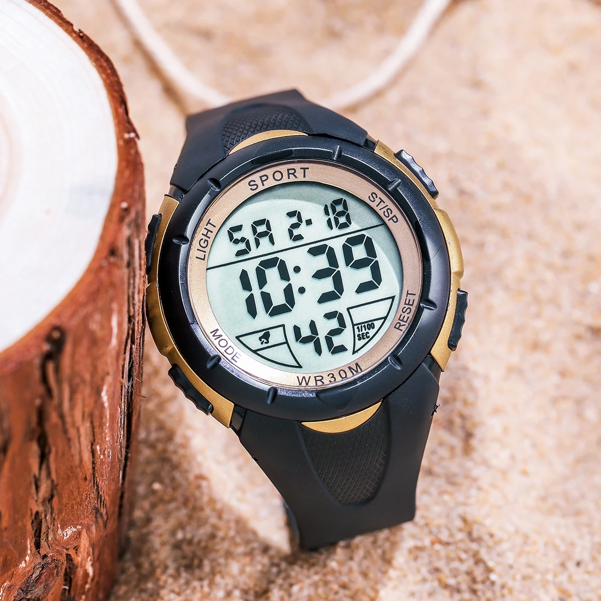 Men Watch Sport Cool Luminous High-end Silicone Strap Military Wrist Watch Led Calendar Waterproof Digital Watch Reloj De Hombre