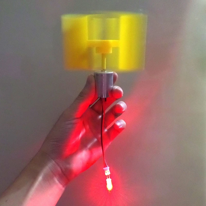 Mini Wind Turbine Vertical Generator Model Suitable for Improve Display Effect Small Motor Blades Generator for DIY Experiment
