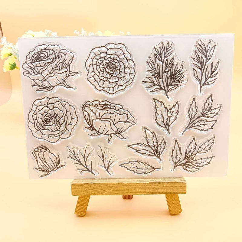 Paris Clock Clear Stamps-Transparent Silicone Stamps Seal DIY Holiday Card Making Scrapbooking Photo Album Decorations