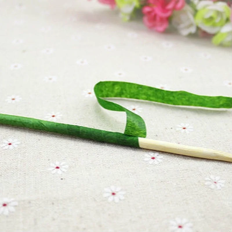Grafting Tape 3 Rolls 30M Self-adhesive Paper for Garland Wreaths DIY Craft Artificial Silk Flower