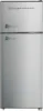 2-door apartment size refrigerator with freezer combination, 7.5 cubic feet, platinum series, stainless steel 3