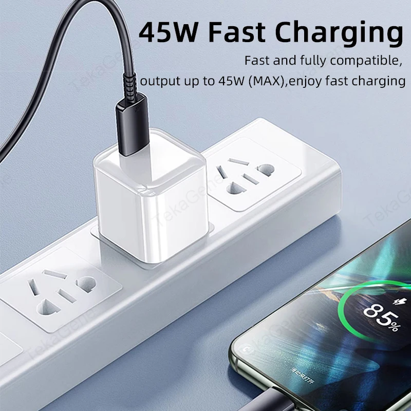 High-Power 5A USB-C Fast Charging Cable, 45W