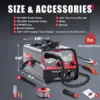 MIG Welder 140Amp, Flux Core MIG Welder/Stick 2 in 1 Welding Machine, Welder Machine 110V, Portable Gasless Welder Equipment 5