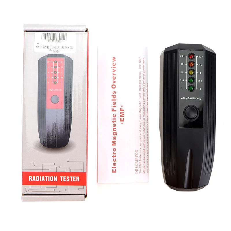 Electromagnetic Radiation Detectors High Sensitivity Handheld Dosimeter Monitor Radiation Tester EMF Meter