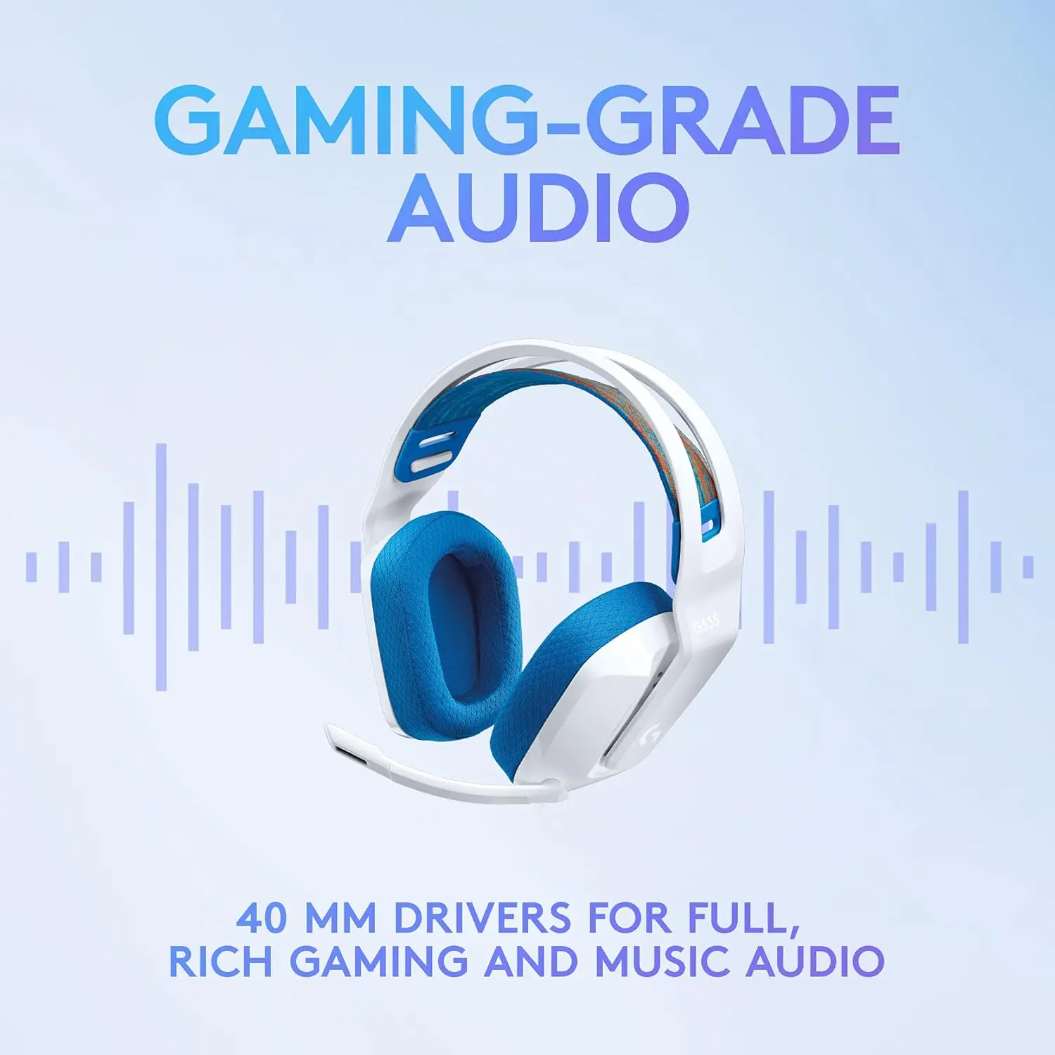로지텍 G335 유선 게이밍 헤드셋 3.5mm 잭 스테레오 헤드폰 PC PS4 PS5 Xbox 스위치 노트북 게임 스트리밍용 컴포트 마이크