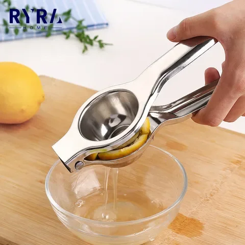

Stainless Steel Manual Lemon Squeezer Portable Lemon Orange Juicer Press Citrus Fruits Juice Maker Kitchen Utensils Gadgets