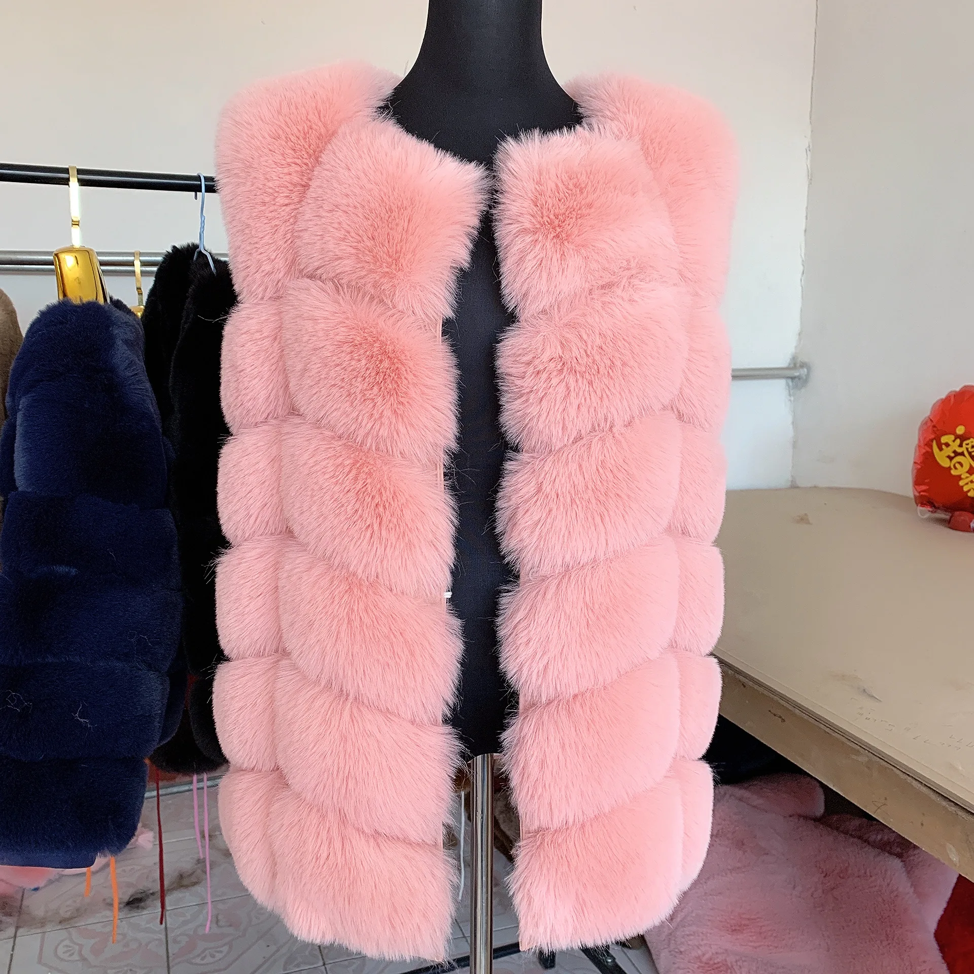 Onrustig twintig zak Faux Fur Elegant Women's Coat Fake Fox Fur Vest Plush Jacket Ladies Spring  Autumn Faux Fur Vest Fashion Fluffy Jacket Trench - Fur & Faux Fur -  AliExpress