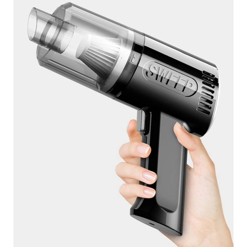 차량용 무선 진공 청소기, USB 충전식, 소형, 가정용, 무선 진공 청소기-A