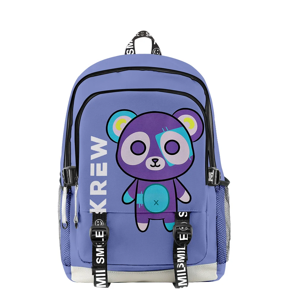ItsFunneh Krew District Merch Backpack 2022 Casual Style School Bag Women Men Girls Boys Unisex Bag 5
