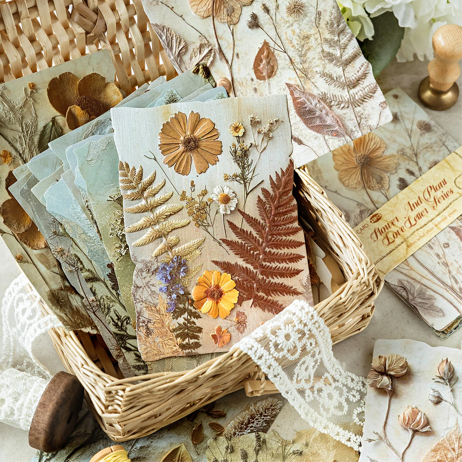 Vintage Texture Paper Set 6