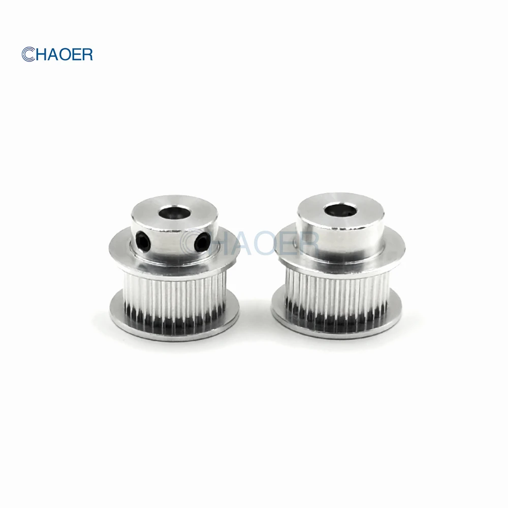2GT 32 Teeth Timing Pulley Bore 4/5/6/6.35/7/8/10/12mm For GT2 Open Belt Width 6/9/10/15mm 32Teeth Synchronous Wheel 32T Gear