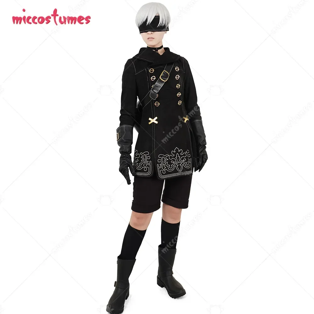 Unisex Cosplay Costume with Bag Gloves Eyepatch for Men Halloween Cosplay Costume