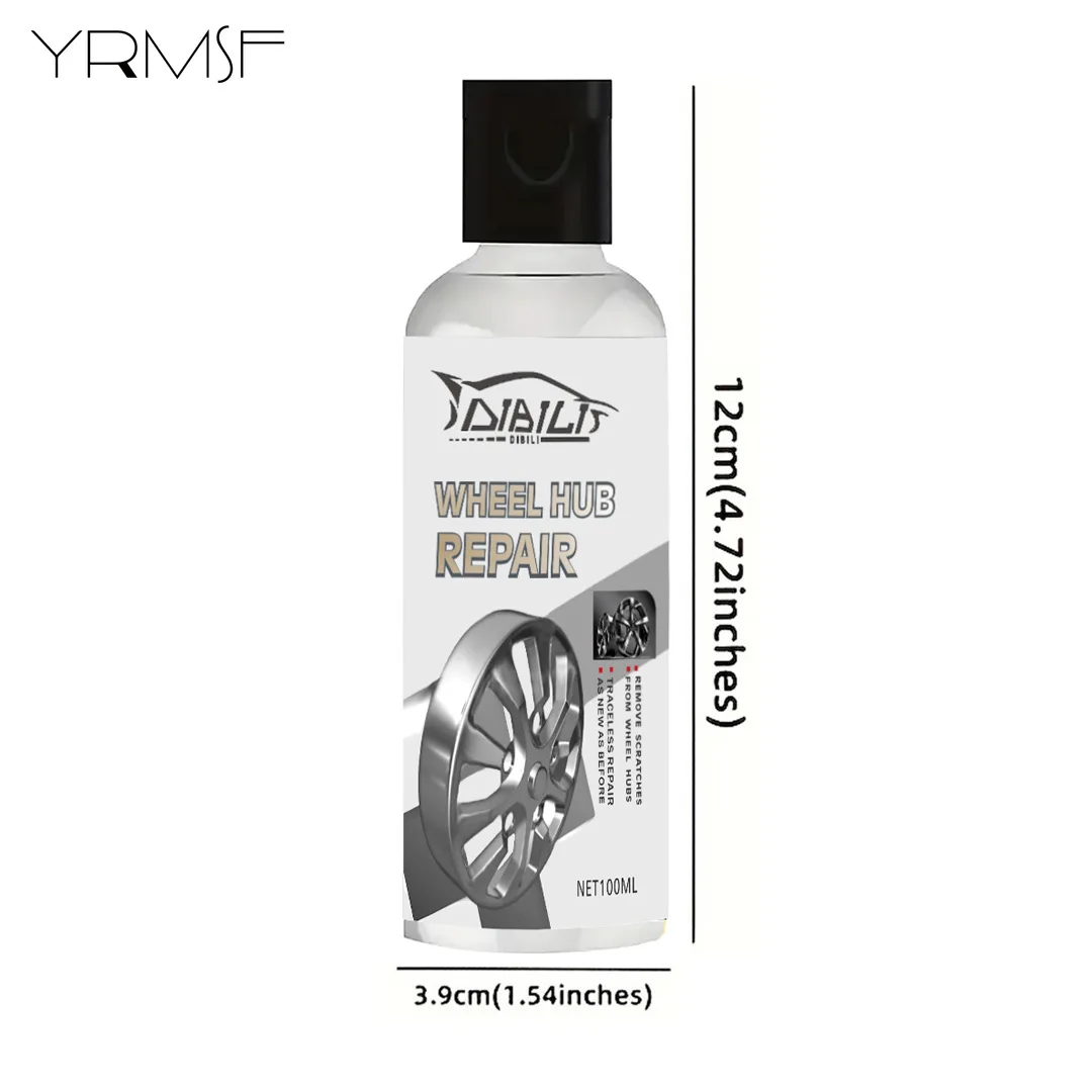 100ml Car Wheel Rim Cleaner Dust Remover Auto Detailing Powerful Iron Remover for Cleaning Wheels and Tires Moto Car Accessories