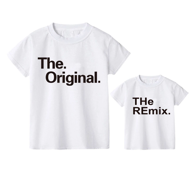 New Father And Son Family Clothing Dad And Me Summer Big Man And Little Man Short Sleeve T Shirt Dad's Clothes Son's Clothes 5