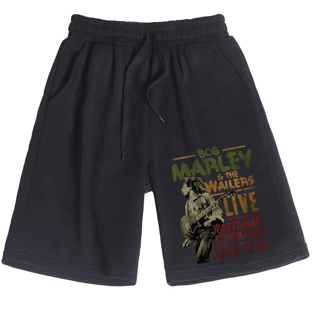 Bob Marley Wailers Live  Beach Cotton Hip Hop Gift Short Bob Marley One Love Pants Trousers 3