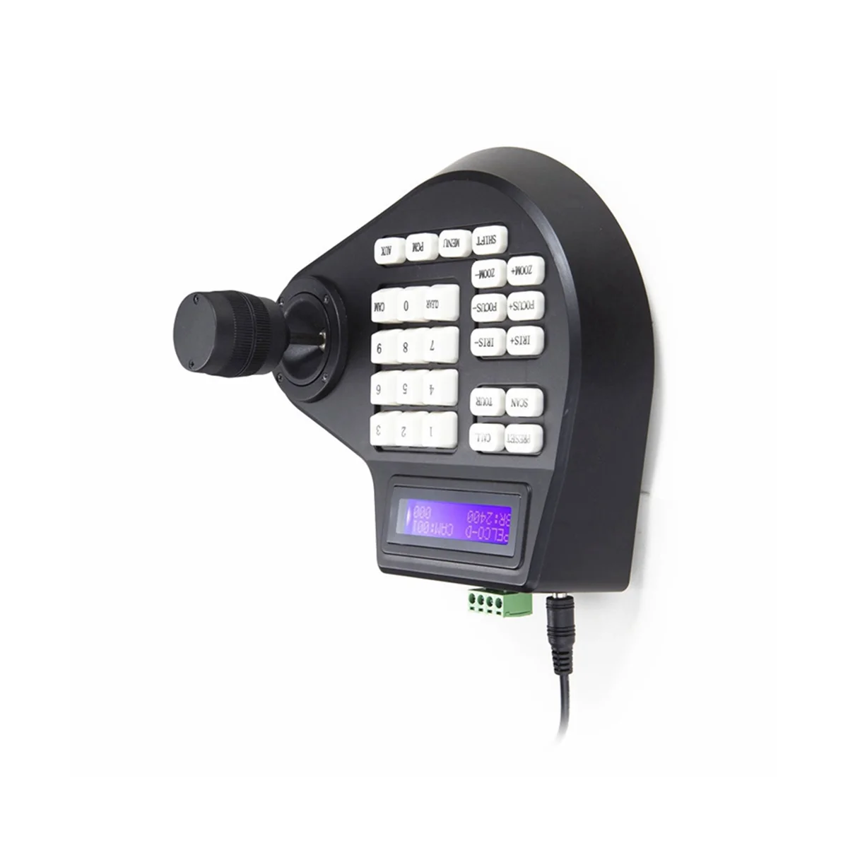 Mini Controlador de Teclado Coaxial Cctv 3d Lcd 1.5km Joystick Rs485 Ptz Velocidade e Suporte de Câmera para Pelco Samsung - Imagem 5