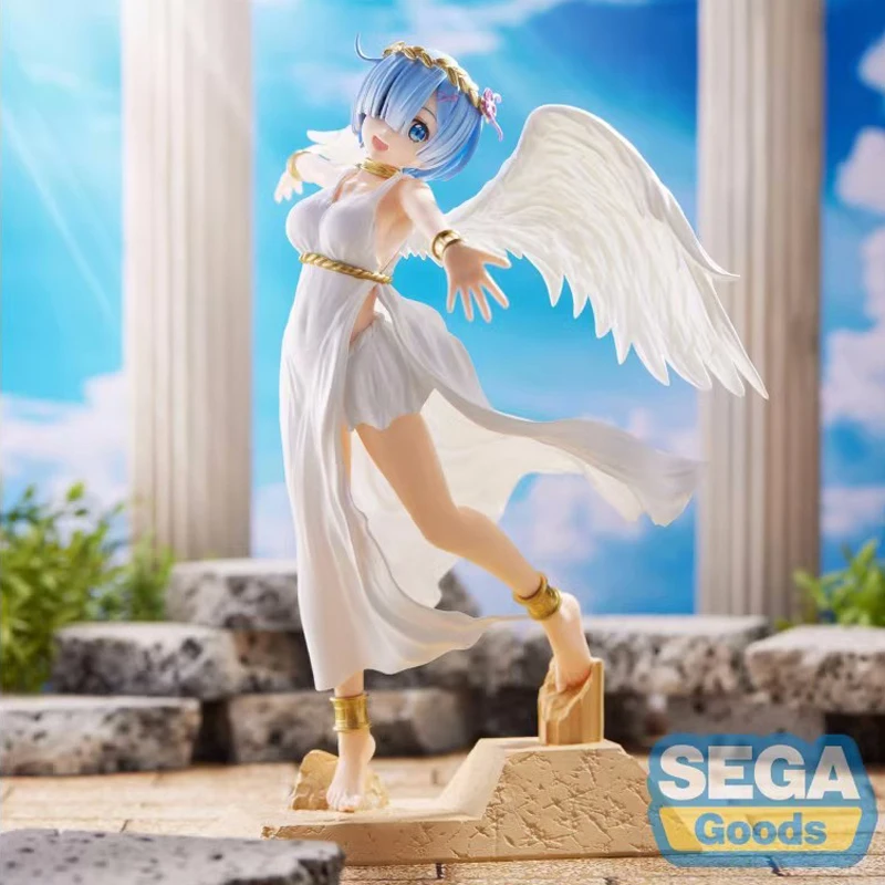 

Original Sega Re:zero Starting Life In Another World Rem Figure Super Demon Angel Ver Action Figurine Anime Girl Model Toy Gift
