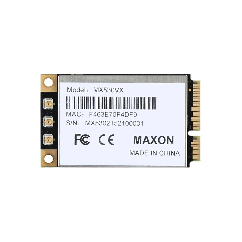 

Двухдиапазонный 2 ГГц 5 ГГц 3x3 MIMO 802.11ac Mini PCIE Wi-Fi модуль MX530VX