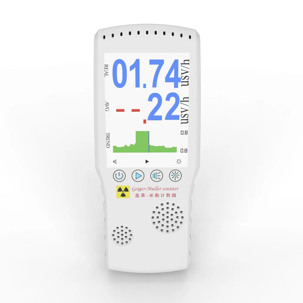 AIR-02 Radiation Nuclear Detector EMF Meter Full-functional Geiger Counter Tester New Environmental Detector VS BR-6