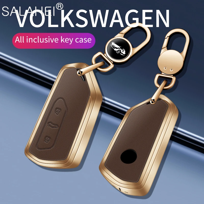 

Car Remote Key Case Cover Protector Shell For VW Volkswagen Golf 8 2020 Skoda Octavia A8 2021 SEAT Leon MK4 Keychain Accessories