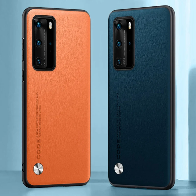 Luxury PU Leather Case For Huawei P40 Pro Plus Back Cover