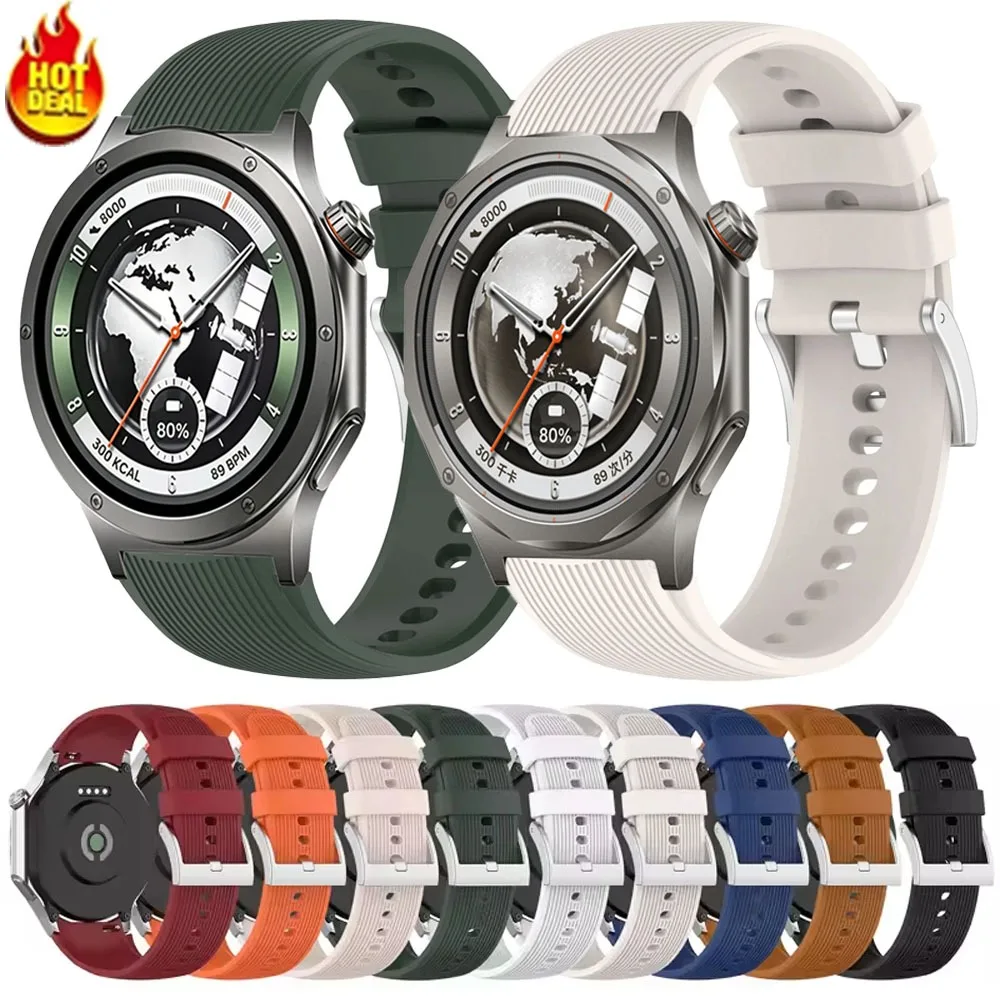 Soft Silicone Breathable Wristband Bracelet - Universal Smartwatch Strap Accessory