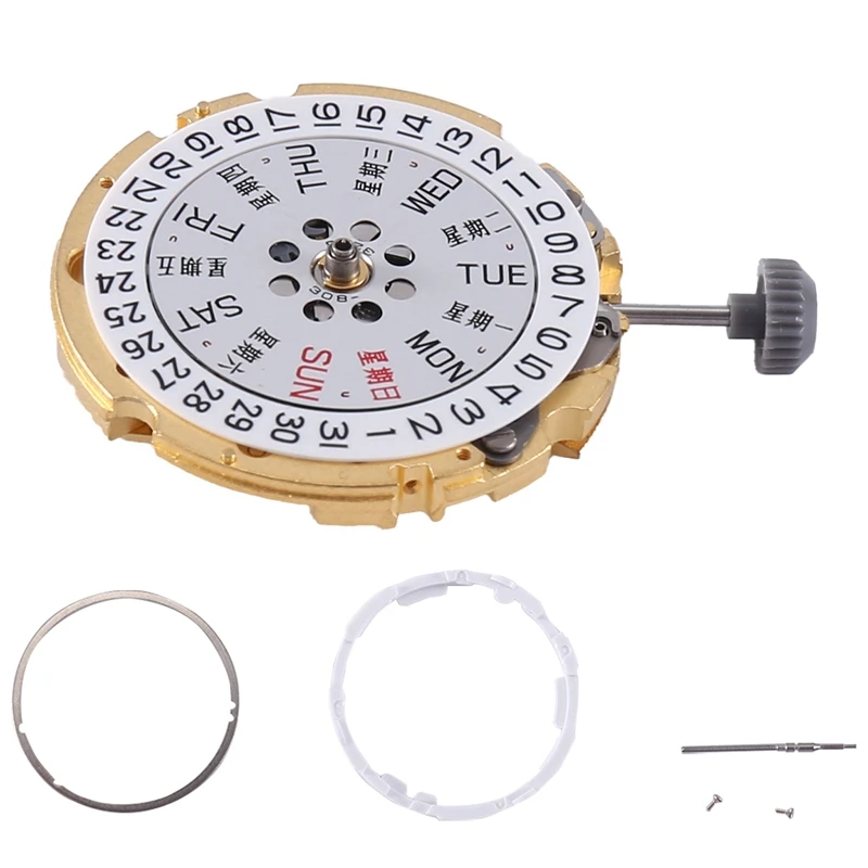 

8200 Movement Automatic Movement 8205 Double Calendar Movement 3Pin Movement For Miyota