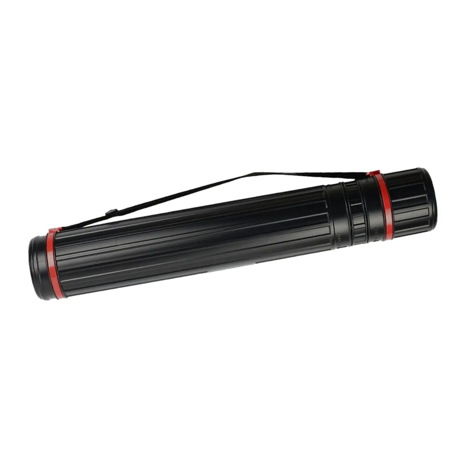 Tube De Rangement Extensible Pour Affiches Et Dessins - 77 à 135 Cm - Noir