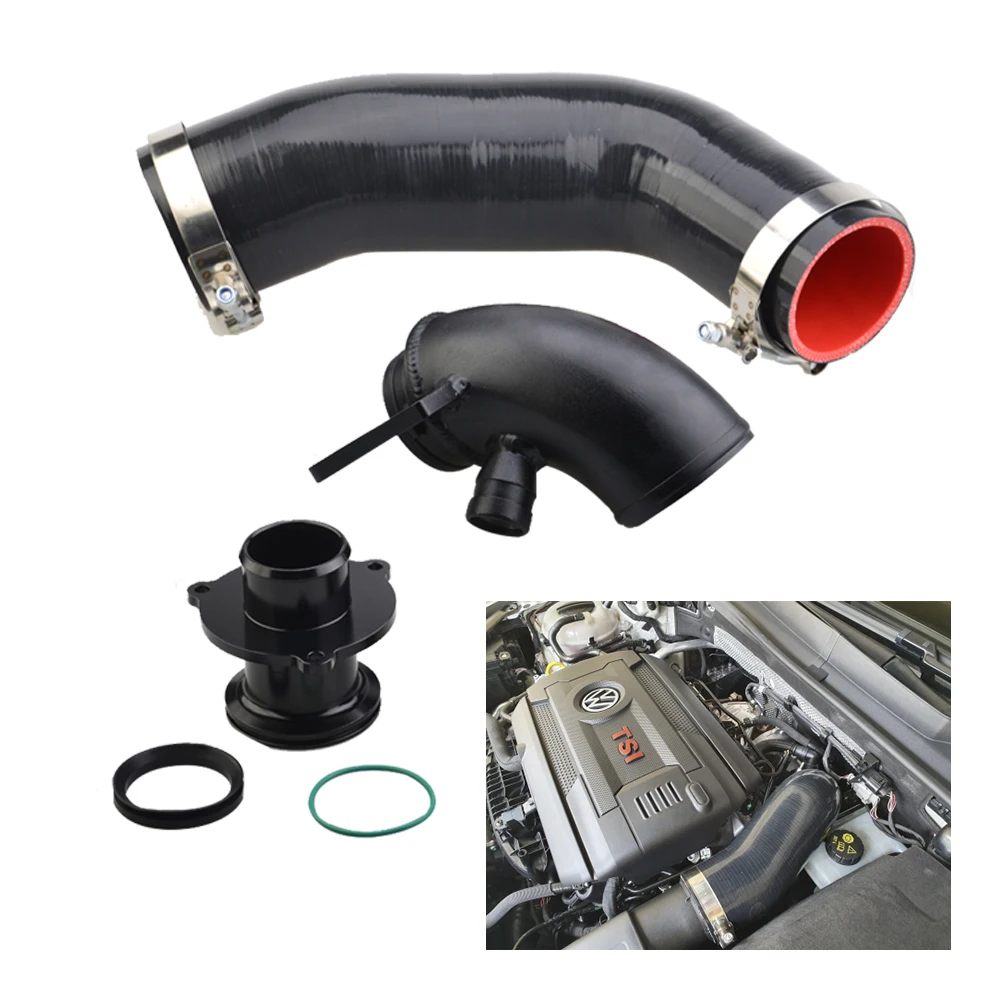 Tubo Di Aspirazione In Silicone Tubo Turbo Ingresso Gomito Silenziatore Elimina Per Vw Golf Mk7 R Audi 2015 + V8 Mk3 A3 S3 Tt Ea888 3Gen Engine