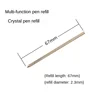 Ballpoint pen refill 0.7mm oily crystal pen special core function pen special refill 1