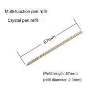 Ballpoint pen refill 0.7mm oily crystal pen special core function pen special refill 1