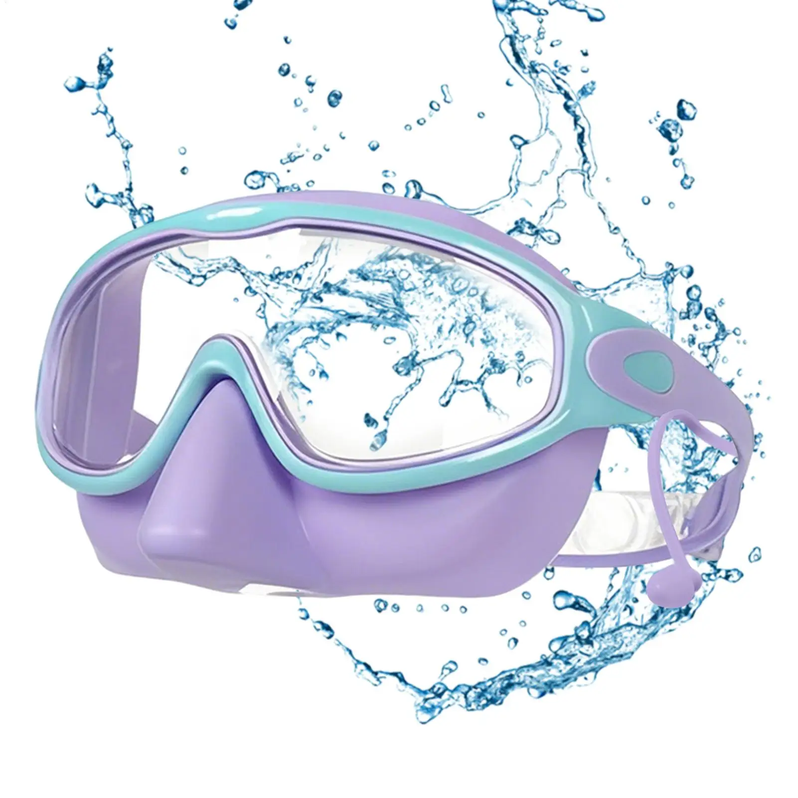 Adjustable Buckle Anti-Fog Water Sport Gear Pool Kids Swimming Eyes Goggles For Training Beach Amusement Park_voghion.com