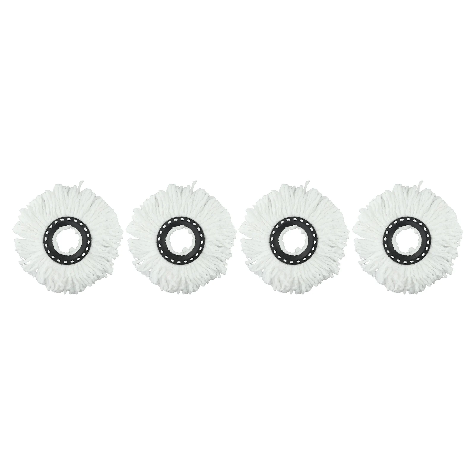 

4 Pcs Spin Mop Heads For TBT-02 Cedar Easy Wring Mop Standard Size Microfiber Mop Head Refills Replaceable Accessories