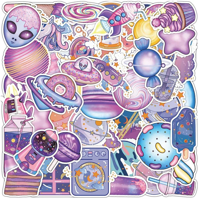 Cute Cartoon Dream Universe Aesthetic Stickers Decals